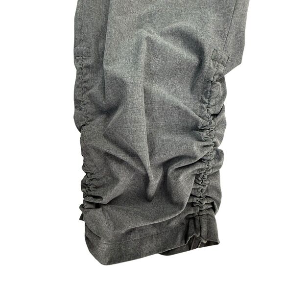 Gramicci Convertible Ruched Pants Women Size 4 Gray Adjustable Tap Packable - Picture 4 of 14